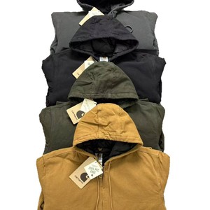 <span class=keywords><strong>Chaqueta</strong></span> bomber estilo americano retro lavada estilo Detroit para <span class=keywords><strong>hombre</strong></span>, larga, con cremallera, para otoño, estilo streetwear. - Product Image 5