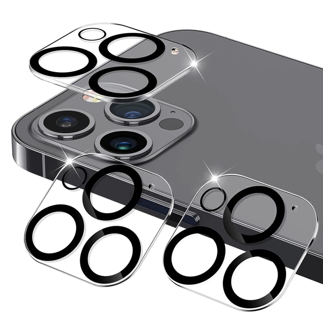 9H Silk Dust Free Anti-scratch Tempered Glass Mobile Phone Camera Lens Protector Film for iPhone 13 14 15 16 16E 17 Pro Max Plus