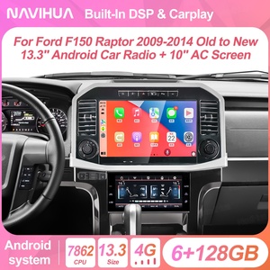 วิทยุติดรถยนต์ NaviHua ดีไซน์ใหม่ ขนาด 13.3 นิ้ว ระบบ Android พร้อมระบบนำทาง GPS มัลติมีเดีย Carplay และหน้าจอควบคุมแอร์ขนาด 10 นิ้ว สำหรับรถยนต์ Ford F150 ปี 2009-2014 - Product Image 3