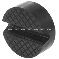 Adaptateur universel pour cric de voiture, 1 pièce, cadre fendu, support en caoutchouc, support de sol, outils de réparation automobile, accessoires de voiture