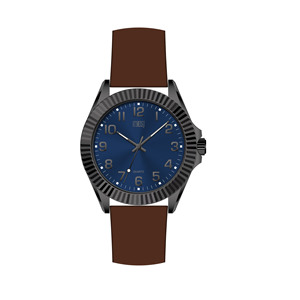 Reloj Venture Glow con correa de cuero para hombre, accesorio de estilo diario multiusos para adultos, uso diario en negocios y fiestas. - Product Image 5