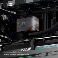 Nouveau Design Thermalright WONDER VISION 360 TURBO ARGB NOIR Écran incurvé 3D à l'œil nu de 6.67 pouces Fantasy Vision Refroidi à l'eau