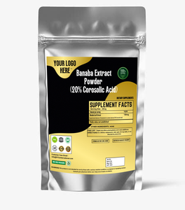 20% ácido corosólico EXTRACTO DE Banaba en polvo extracto de hoja de Banaba orgánico de tipo Extracto de hierbas de la India - Product Image 1