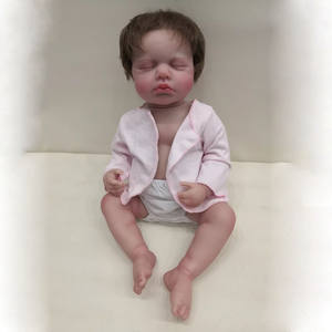 49厘米栩栩如生重生娃娃全身乙烯基楼楼宝宝重生男孩女孩手绘可见静脉手工逼真娃娃 - Product Image 2