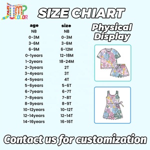 Ensemble 3 pièces personnalisé Tiaose pour bébé fille, imprimé été, vente en gros, vêtements de yoga à manches courtes et robe sans manches à nœud pour fille - Product Image 3