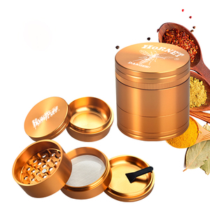 Hornet Aluminum Alloy Dry <b>Herb</b> <b>Grinder</b> Round Modern Style with Custom Logo OEM ODM Available - Product Image 5