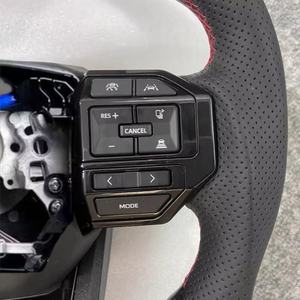 Modification du volant en cuir de Fiber de carbone pour <span class=keywords><strong>Toyota</strong></span> <span class=keywords><strong>Corolla</strong></span> LC300 Hilux Fortuner Land Cruise <span class=keywords><strong>GR</strong></span> volant de voiture - Product Image 4