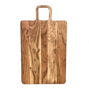 Planche à découper rectangulaire en bambou avec poignée, très vendue, écologique, résistante à l'eau, pour comptoir de cuisine - Product Image 1