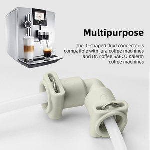 L-förmiger Wasserthermoblock-Anschluss Kompatibel mit Jura Voll automatische Kaffee maschinen Flüssigkeits rohr für Kaffee maschine - Product Image 4
