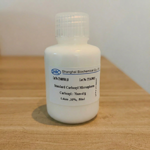 Partículas de Látex de Poliestireno Carboxilado utilizadas para la Detección de Marcadores Inflamatorios y la Fabricación de Reactivos Turbidimétricos Clínicos - Product Image 1