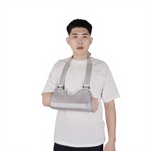 Soporte de brazo para adultos KS con placa de acero, malla transpirable y ajustable para recuperación de fracturas y luxaciones. - Product Image 1