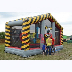Tarte à Air gonflable en PVC de 0.55Mm pour enfants, <span class=keywords><strong>jeu</strong></span> de Sport, canonball, pistolet de tir, livraison gratuite - Product Image 5
