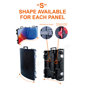 Muenled CIRD3.91 Full Color HD P3.91 Flexible LED Panel Screen High Refresh Rate 3840HZ 600CD Brightness IP43 Waterproof Display - Product Image 4
