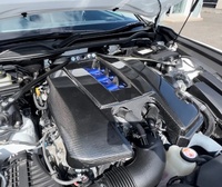 Couvre-moteur en fibre de carbone véritable de haute qualité pour Lexus RCF GSF IS500