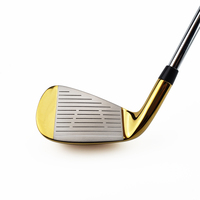 Ensemble de clubs de golf OEM de haute qualité pour droitiers, vente en gros, ensemble de fers CNC avec poignée en caoutchouc, fers de golf pour hommes