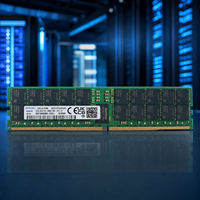 16GB 32GB 64GB 96G 128GB DDR5 4800MHz 5600MHz 6000MHz 6400MHz ECC RDIMM Modul Memori Server Terdaftar untuk Pusat Data Cloud AI