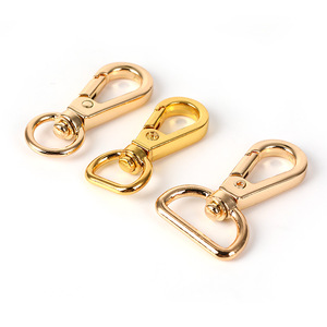 Hebilla de aleación de zinc con gancho chino para bolsos y accesorios, pieza de ferretería resistente, número de pieza HY 1008 - Product Image 4