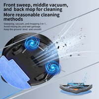 Aspirateur robot électrique intelligent Tuya APP à auto-recharge et fonction serpillière avec filtre HEPA et moteur sans balais pour usage domestique et hôtelier