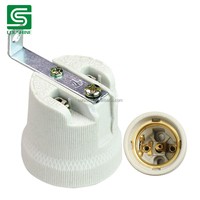 Support de lampe en porcelaine E27 Accessoires de lampe en céramique Douille d'ampoule à incandescence