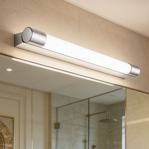 Applique murale LED moderne pour salle de bain, chromée, étanche IP44, élégante, pour éclairage au-dessus du miroir - Product Image 3