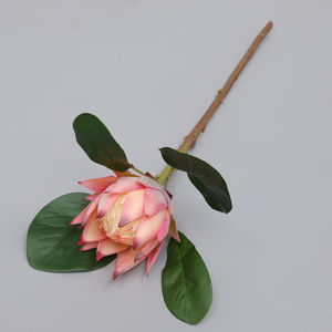 <span class=keywords><strong>Precio</strong></span> al por mayor: Tallo de Protea Artificial Grande de Calidad, Tallo de Protea Rey con Hoja, Decoración Floral Tropical para el Hogar, Planta para Ramo de Boda - Product Image 5