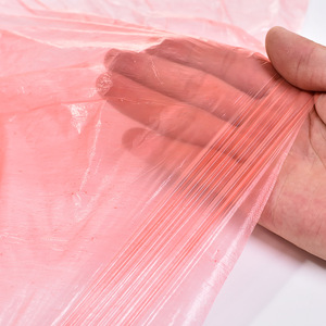Disposable Imitation Silk <b>Tablecloth</b> Square Waterproof <b>Plastic</b> Red And White For Weddings Hotels - Product Image 2