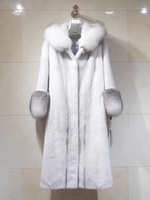 2023 Top qualité vison pleine peau manteau femmes véritable vison fourrure manteau véritable fourrure manteau d'hiver