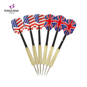 Accessoires de fléchettes de compétition professionnels, <span class=keywords><strong>pointe</strong></span> en cuivre plaqué fer, <span class=keywords><strong>18g</strong></span>, placage de cuivre fin, fléchettes de qualité supérieure - Product Image 2