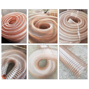 <span class=keywords><strong>Tuyau</strong></span> de ventilation en polyuréthane (PU) / <span class=keywords><strong>Tuyau</strong></span> d'<span class=keywords><strong>aspiration</strong></span> flexible en PU / <span class=keywords><strong>Tuyau</strong></span> flexible en PVC avec armature en fil d'acier PU - Product Image 2