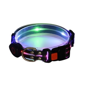<span class=keywords><strong>Collar</strong></span> LED para Perro con Correa, <span class=keywords><strong>Collar</strong></span> Luminoso para Mascotas, <span class=keywords><strong>Collar</strong></span> de Seguridad Reflectante con Recubrimiento de PVC y Nailon para Perros Pequeños, Medianos y Grandes - Product Image 6