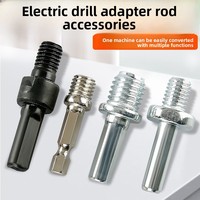 Conversión de disco autoadhesivo PMS para amoladora angular de taladro manual herramienta de corte de biela accesorios de tornillo de mango Hexagonal