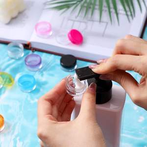 Envases Cosméticos Transparentes, Frascos Pequeños de Plástico Reutilizables a Prueba de Fugas para Bálsamo Labial, Exfoliante, Brillo, Crema y Perlas - Product Image 3