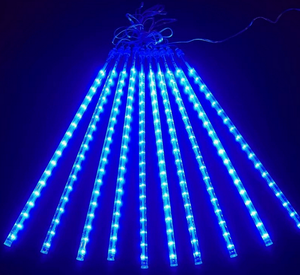 Lumières de Noël en forme de pluie de météores LED, lumières solaires de pluie de météores LED pour l'extérieur - Product Image 3