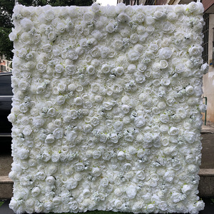 8x8 piedi <span class=keywords><strong>di</strong></span> seta artificiale rosa parete sullo sfondo del pannello, utilizzato per la decorazione del palcoscenico per matrimoni, feste, compleanni o san valentino - Product Image 4