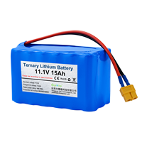 Batterie au lithium-ion personnalisée 12V 11.1V 10-30Ah 3S 4S 18650 pour AGV AMR, robot de nettoyage portable et instrument de test industriel