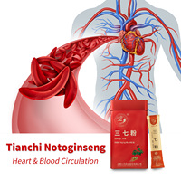 Qidan OEM ODM, собственная торговая марка: 100% натуральный порошок женьшеня Тиенчи из Юньнани для энергии и поддержки организма