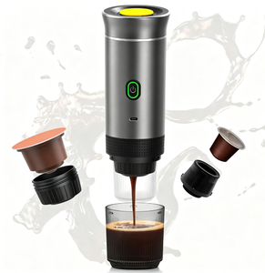 เครื่องชงกาแฟแคปซูลแบบพกพา เครื่องทำเอสเพรสโซ่อัตโนมัติเต็มรูปแบบ แรงดัน 20 บาร์ ใช้พลังงานจากแบตเตอรี่ สำหรับการเดินทาง แคมป์ปิ้ง เดินป่า รถยนต์ สำนักงาน - Product Image 1