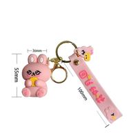 Porte-clés personnalisé en caoutchouc, dessin animé 3D Kawaii Minion porte-clés 3D Pvc Minion porte-clés Offre Spéciale