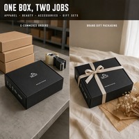 Boîte d'expédition pliable écologique en gros pour écharpes, pantalons, textiles de maison, vêtements, coffrets cadeaux, résistante aux chocs
