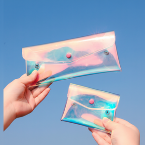 PVC Hologram Sunglasses Case <b>Soft</b> Eyeglasses Storage <b>Box</b> with Comfortable Fit Durable Glasses Case & Bag - Product Image 1