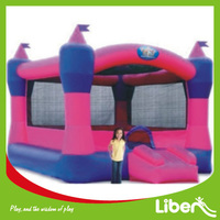 Toboggans gonflables portables en PVC pour enfants videur de parc extérieur multicolore avec ventilateur comprenant des kits de réparation