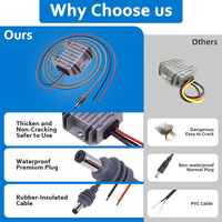 Adaptateur d'alimentation personnalisé Starlink Mini, convertisseur 12V/24V (9V-28V) vers 30V 1A 2A 3.5A avec prise DC mâle ou femelle