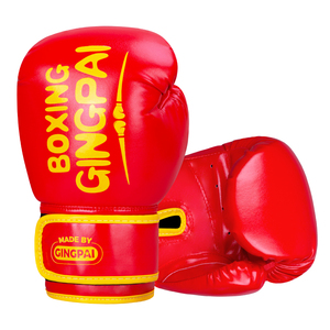 GINGPAI Free Fight MMA Sanda тренировочные перчатки для детей боевое искусство боксерское снаряжение из искусственной кожи растяжимые рукоятки для мальчиков и девочек - Product Image 2