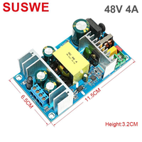 Carte d'alimentation à découpage 48V 4A 192W, module d'alimentation universel AC-DC 100-240V vers DC