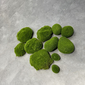 EE114 Rocas <span class=keywords><strong>de</strong></span> <span class=keywords><strong>musgo</strong></span> artificial Piedras decorativas cubiertas <span class=keywords><strong>de</strong></span> <span class=keywords><strong>musgo</strong></span> verde falso - Product Image 4