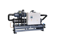 Compresseur à double vis basse température 200 tonnes 700 kW refroidi par eau pour climatisation CVC