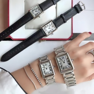 Reloj Mecánico Automático Cuadrado Mini de Lujo para Mujer, de Alta Gama, Resistente al Agua, con Correa de Cuero Genuino - Product Image 6
