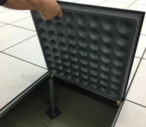 Tĩnh điện xả (ESD) HPL/ PVC gạch Lưu lượng không khí chiếu bảo trì tầng đục Sàn thép - Product Image 6