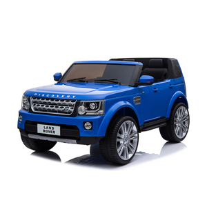 2019 licencia Land Rover asiento doble paseo en coche 12v bicicleta eléctrica para niños autos electrónicos para niños - Product Image 2