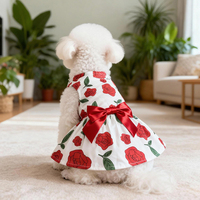 Neue Frühlings- und Sommer-Elegante Polyester Gestreifte Freizeit-Hundekleider, Beliebt und Niedlich